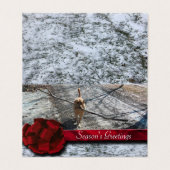 Red Berry Ribbon Snow (Außenseite Aufgefaltet)