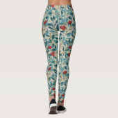 Red Berry Tree, William Morris Leggings (Rückseite)
