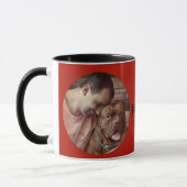 Red Best Dog Vater je Custom Foto Kaffee Tasse (Links)