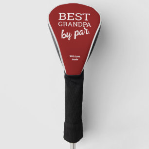 Red Best Opa by par Moderne Typografie Custom Golf Headcover