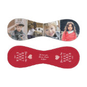 Red Best Vater Ever Herz 4 FotoCollage Baseball (Paneele)