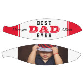 Red Best Vater Ever Vatertypografie Foto Basketball (Panele)