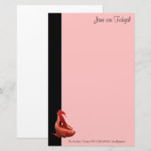 Red Betta Siamese Fighting Fish Briefpapier (Vorne/Hinten)