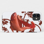 Red Betta Siamese Fighting Fish Case-Mate iPhone Hülle (Rückseite (Horizontal))