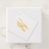 Red Bi-Flugzeug Foil Favor Tag (Mit Box)