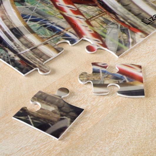 "Red Bicycles" Jigsaw Puzzle (Seite)