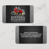 Red Big Rig | Lastkraftwagen | Treiber Visitenkarte (Vorne/Hinten)