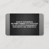 Red Big Rig | Lastkraftwagen | Treiber Visitenkarte (Rückseite)