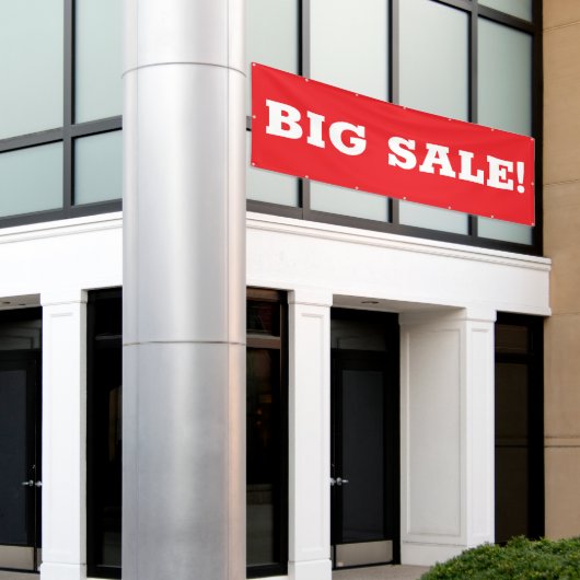 Red BIG SALE! Banner (Äußeres Gebäude)