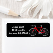 Red Bike on Black Label (Insitu)