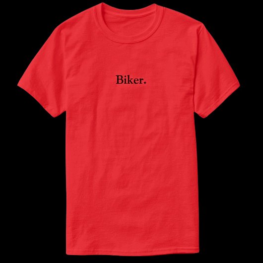 Red biker T - Shirt - Motorrad