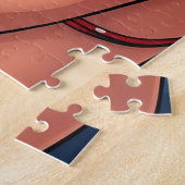 Red Bikini, Sonnenbrille und Bandana Frau Puzzle (Seite)