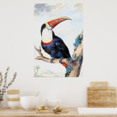 Red Billed Toucan,  Poster (Küche)