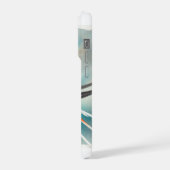 Red Billed Tropicbird 051024AREF105 - Watercolor iPhone Hülle (Linke Seite)