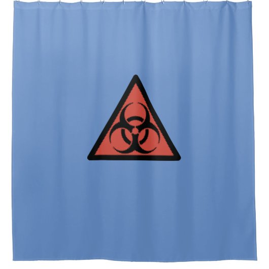 Red Biogefährdung Duschvorhang (Vorderseite)