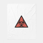 Red Biogefährdung Fleecedecke (Vorderseite)