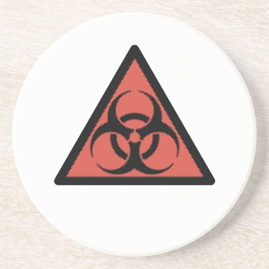 Red Biogefährdung Getränkeuntersetzer (Vorne)