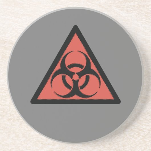 Red Biogefährdung Getränkeuntersetzer (Vorne)