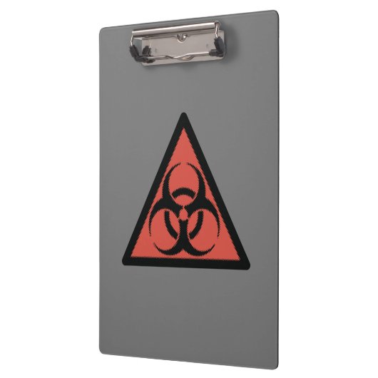 Red Biogefährdung Klemmbrett (Links)