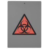 Red Biogefährdung Klemmbrett (Rückseite)