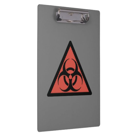 Red Biogefährdung Klemmbrett (Rechts)