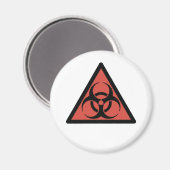 Red Biogefährdung Magnet (Vorderseite/Rückseite)