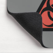Red Biogefährdung Mousepad (Ecke)