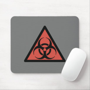 Red Biogefährdung Mousepad