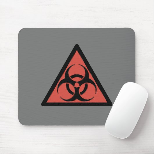 Red Biogefährdung Mousepad (Mit Mouse)