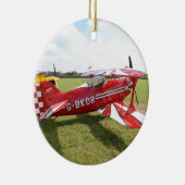 Red Biplane Keramikornament (Rechts)