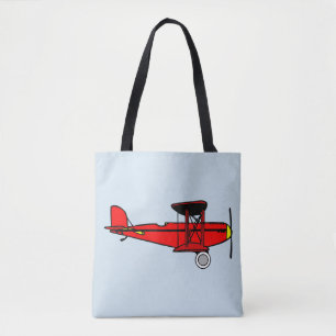 Red Biplane Tasche