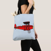 Red Biplane Tasche (Von Nahem)