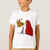 Red birb "GUMIZILLA" wuewuewue... T-Shirt (Vorderseite)