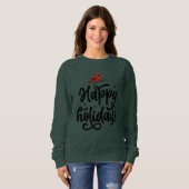 Red Bird Happy Holidays T - Shirt (Vorne ganz)