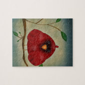 Red Bird Kardinal Puzzle (Horizontal)