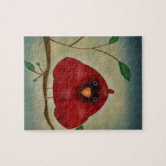 Red Bird Kardinal Puzzle (Horizontal)
