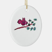 Red Bird Keramik Ornament (Rechts)