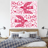 Red Bird Leinwanddruck (Insitu (Schlafzimmer))