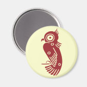 Red Bird Magnet (Vorderseite/Rückseite)