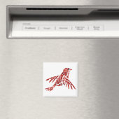 Red Bird-Magnet Magnet (In Situ (Geschirrspüler))