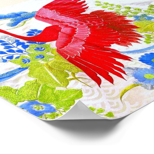 Red Bird Poster (Ecke)