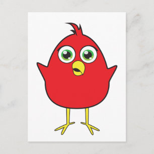 Red Bird Postkarte