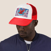 Red Bird Trucker Hat Truckerkappe (Beispiel)