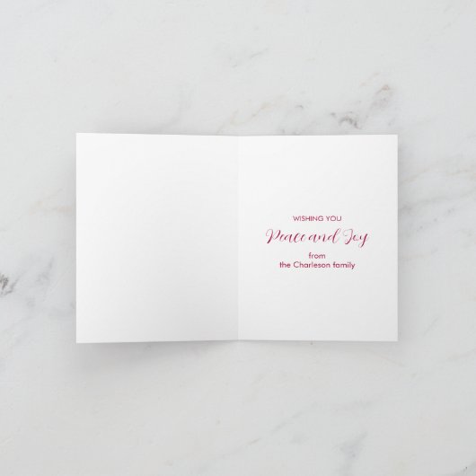 Red Bird Weihnachten (Innenseite)