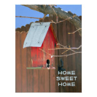 Red Birdhouse Foto