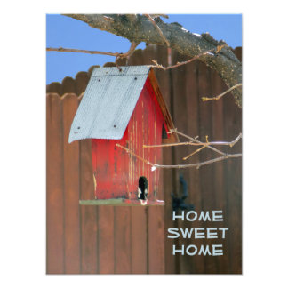 Red Birdhouse Foto