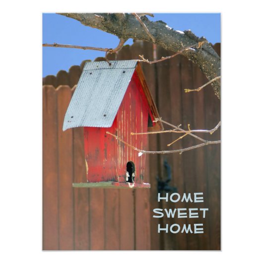 Red Birdhouse Foto (Vorne)