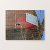 Red Birdhouse Puzzle (Horizontal)