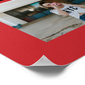 Red & Black 6 Foto Abschluss Poster (Ecke)