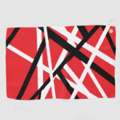 red, black, and white graphic golfhandtuch (Horizontal)